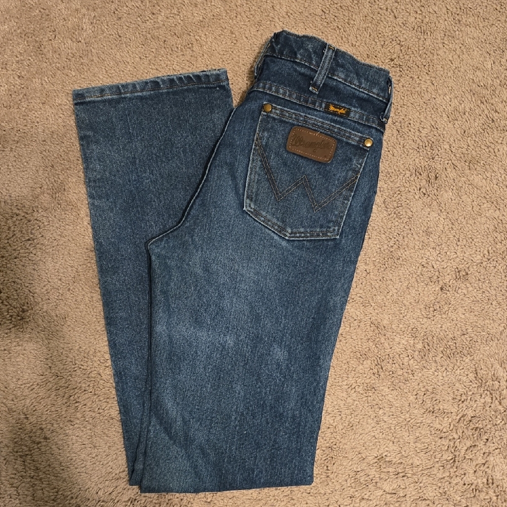 Wrangler Men's Blue Jeans Advanced Comfort, 30x34